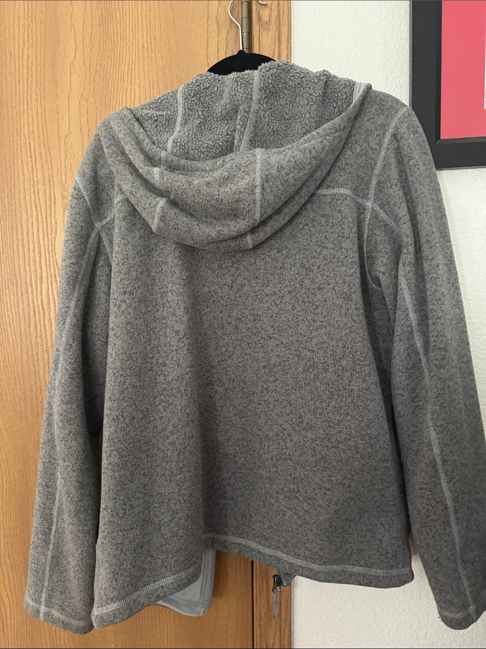 The North Face plush sherpa